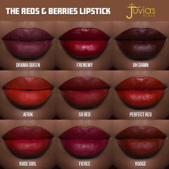 Reds & Berries Velvety Matte Lipsticks