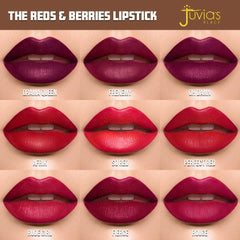 Reds & Berries Velvety Matte Lipsticks